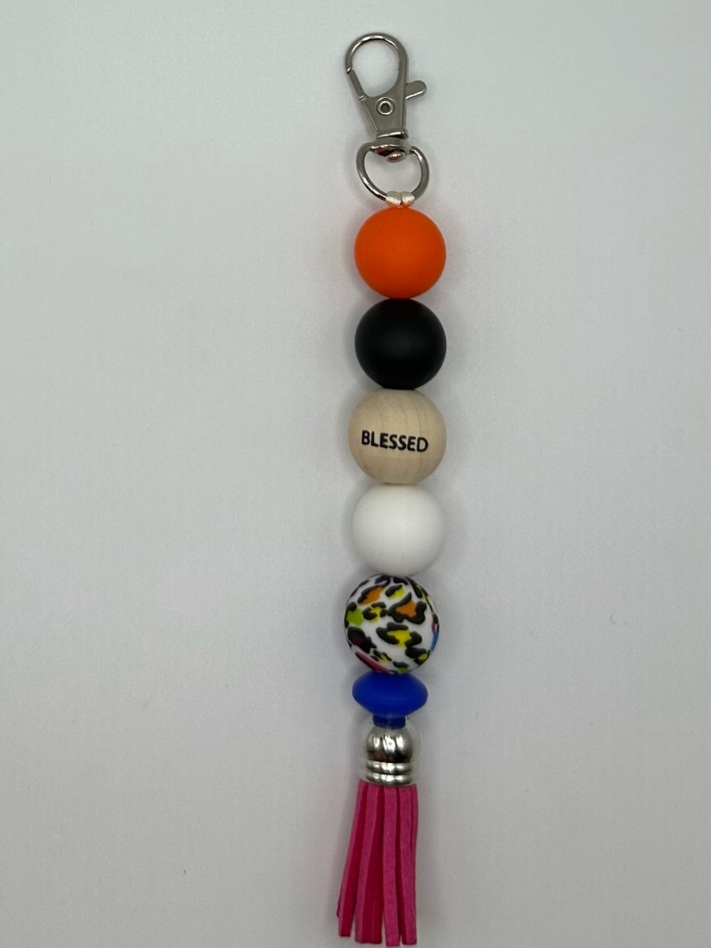 Blessed Beaded Tassel Keychain or Bag Dangle - Multicolor